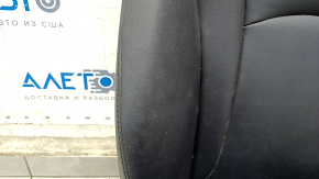 Driver's seat Toyota Prius 50 Prime 17-19 with airbag, electric, heated, black leather, scratches on the lining, whitened plastic, needs cleaning