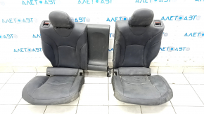 Rear row of seats 2nd row Toyota Prius 50 Prime 17-19 leather black, for cleaning