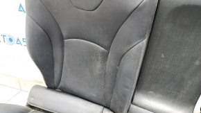 Rear row of seats 2nd row Toyota Prius 50 Prime 17-19 leather black, for cleaning