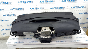 Torpedo front panel with AIRBAG Toyota Prius 50 Prime 17-22 black for large display, for cleaning