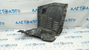 Front left fender liner Lexus RX350 RX450h 10-12 pre-restoration, breaks, cracks, broken mount, torn off rear part