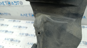 Front left fender liner Lexus RX350 RX450h 10-12 pre-restoration, breaks, cracks, broken mount, torn off rear part