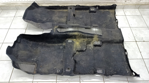 Floor covering Toyota Prius 50 Prime 17-18 black, for cleaning