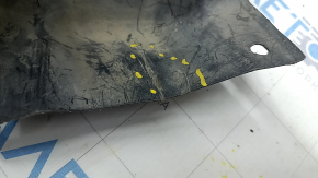 Front right mudguard Nissan Murano z50 03-08 front part torn off, worn, cracked