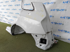Quarter wing rear left Audi Q5 8R 09-17 white on the body, bumps