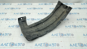Front left fender liner Lexus CT200h 11-17 rear part, fasteners torn