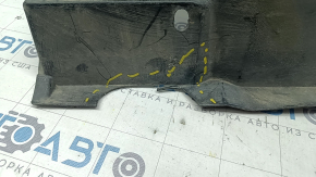 Front right rear fender liner Chevrolet Volt 11-15 cracks, missing fragment