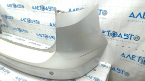 Rear bumper bare Ford C-max MK2 13-18 for parking sensors, white, scratches