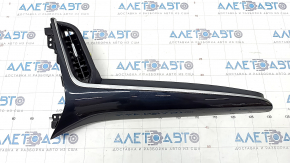 Dashboard trim center right Toyota Prius 50 Prime 17-22 black, for large display with deflector, scratches