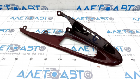 Front left window lift control trim Lexus GS300 GS350 GS430 GS450h 05-11 wood grain, worn