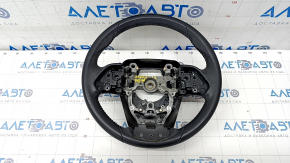 Naked steering wheel Toyota Prius 50 Prime 17-22 leather black, cracked, dented, needs cleaning