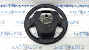 Naked steering wheel Toyota Prius 50 Prime 17-22 leather black, cracked, dented, needs cleaning