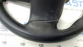 Naked steering wheel Toyota Prius 50 Prime 17-22 leather black, cracked, dented, needs cleaning