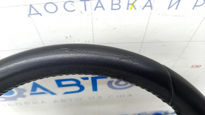 Naked steering wheel Toyota Prius 50 Prime 17-22 leather black, cracked, dented, needs cleaning
