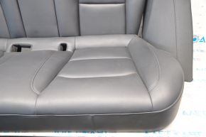 Rear row of seats 2nd row Tesla Model 3 18 - leather black, heated, scratches on plastic, scratched leather, needs cleaning
