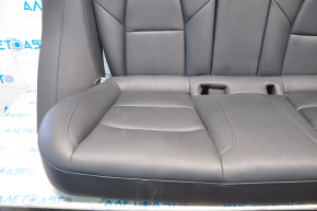 Rear row of seats 2nd row Tesla Model 3 18 - leather black, heated, scratches on plastic, scratched leather, needs cleaning