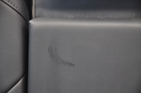 Rear row of seats 2nd row Tesla Model 3 18 - leather black, heated, scratches on plastic, scratched leather, needs cleaning