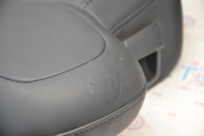 Rear row of seats 2nd row Tesla Model 3 18 - leather black, heated, scratches on plastic, scratched leather, needs cleaning