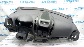 Torpedo front panel with AIRBAG Ford C-max MK2 13-18 black, broken bar