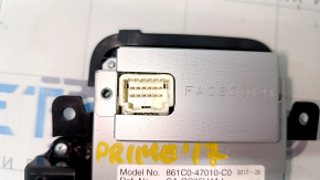 Wireless charger Toyota Prius 50 Prime 16-18 black, scratches