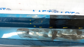 Left threshold Toyota Prius 50 Prime 17-22 blue, broken fastening, broken, dented