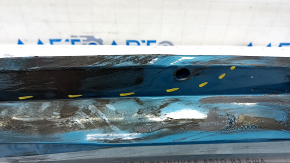 Left threshold Toyota Prius 50 Prime 17-22 blue, broken fastening, broken, dented