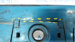 Left threshold Toyota Prius 50 Prime 17-22 blue, broken fastening, broken, dented