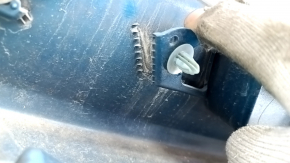 Right threshold Toyota Prius 50 Prime 17-22 blue, dented, broken mount