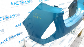 Rear bumper bare Toyota Prius 50 Prime 17-22 without parking sensors, blue, scratch, broken fasteners