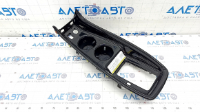 Center console trim cup holders Toyota Prius 50 Prime 17-19 black for wireless charging, pokes, crack in fastening