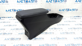 Central console armrest Toyota Prius 50 Prime 17-20 leather black, for cleaning