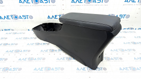 Central console armrest Toyota Prius 50 Prime 17-20 leather black, for cleaning