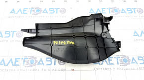 Dashboard trim lower central right Toyota Prius 50 Prime 17-22 black, for large display