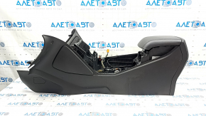 Central console armrest Ford C-max MK2 13-18 leather black, scratches