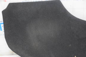 Left center console trim Tesla Model 3 18- black rag rubbed