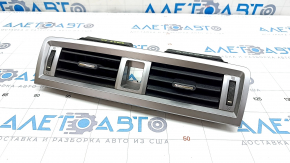 Air duct deflector dashboard center Subaru Outback 15-19 black, gray frame, worn