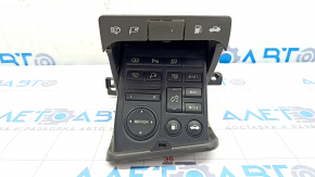 Pocket and control buttons Lexus GS300 GS350 GS430 06-07 brown with beige, for parking sensors and curtain, worn