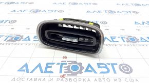 Left dashboard air duct deflector Toyota Prius 50 16-22 black with chrome