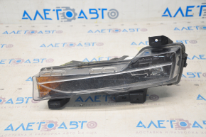 Fog light left Tesla Model 3 18- with turn signal, with corrector, sand, chips