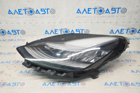 Headlight left Tesla Model 3 18-20 LED with mount, sand, chips, dirt inside