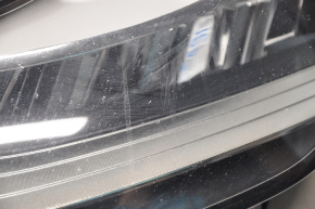 Headlight left Tesla Model 3 18-20 LED with mount, sand, chips, dirt inside
