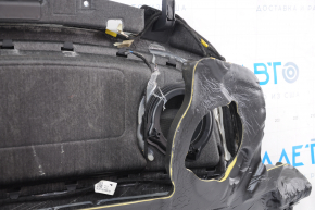 Tesla Model 3 18 rear shelf - black, without speakers, type 2, needs cleaning, insulation peeled off