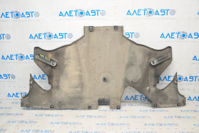 Tesla Model 3 rear underbody protection 18 - tears, missing fragment