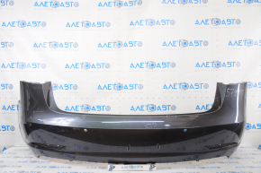 Rear bare bumper Tesla Model 3 18- graphite PMNG, for parking sensors, minor scratches