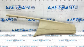 Dashboard trim right upper Toyota Avalon 13-18 beige, leather, broken mount, scratch on leather