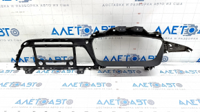 Central dashboard trim Hyundai Sonata 15-17 black, scratch