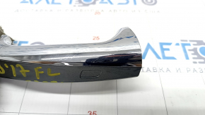 Door handle outer front left Mercedes W213 E 17-23 keyless, chrome, scratches