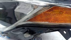 Headlight front left Volvo XC90 16 halogen, T5, polished, spider web