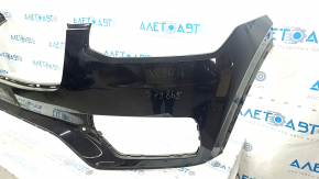 Front bumper bare Volvo XC90 16-19 without headlight washers and park assist, black, scratches