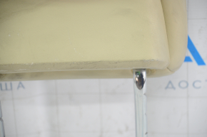 Headrest front left Lincoln MKZ 13-14 beige, worn, dents on leather, needs cleaning
